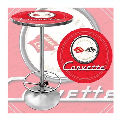 Trademark Global Corvette C1 Pub Table in Red