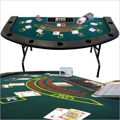 Trademark Full Size Folding Blackjack Table
