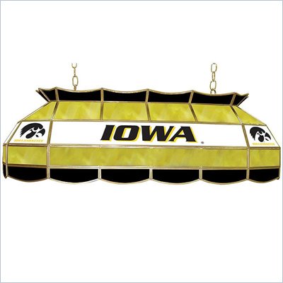 Trademark University of Iowa 40" Stained Glass Tiffany Light