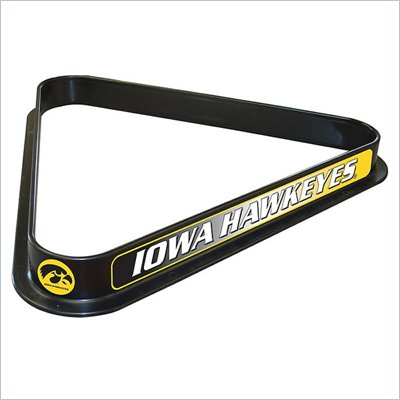 Trademark University of Iowa Billiard Ball Triangle Rack