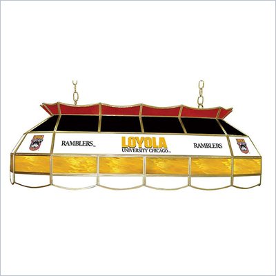 Trademark Loyola University Chicago 40" Stained Glass Tiffany Light