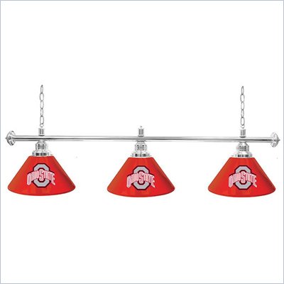 Trademark Ohio State University 60 Inch 3 Shade Billiard Lamp