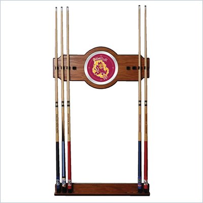 Trademark Arizona State University Wood and Mirror Wall Cue Rack