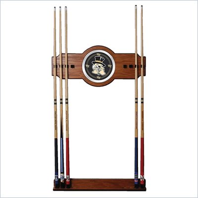 Trademark Wake Forest University Wood and Mirror Wall Cue Rack