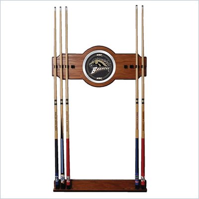 Trademark Western Michigan University Wood and Mirror Wall Cue Rack