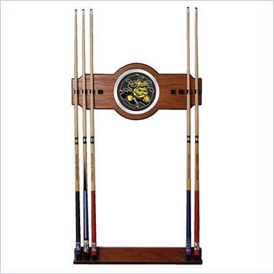 Trademark Wichita State University Wood and Mirror Wall Cue Rack