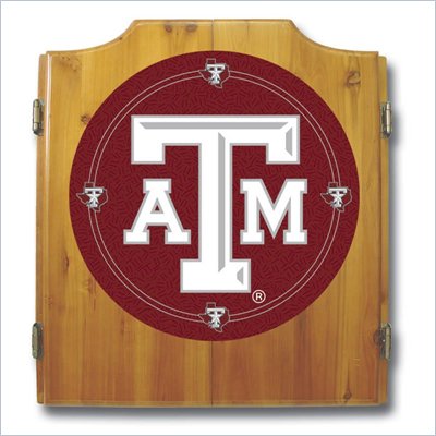 Trademark Texas A&M University Dart Cabinet -  Darts and Board