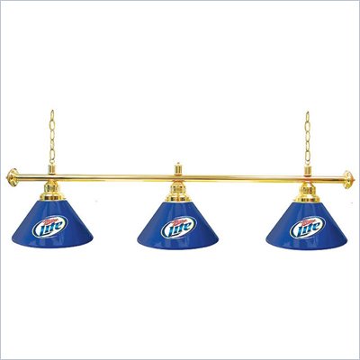 Trademark Miller Lite 60 Inch 3 Shade Billiard Lamp