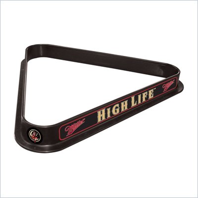 Trademark Global Miller High Life Girl in the Moon Billiard Triangle Rack