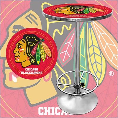 Trademark NHL Chicago Blackhawks Pub Table