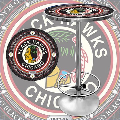 Trademark NHL Vintage Chicago Blackhawks Pub Table