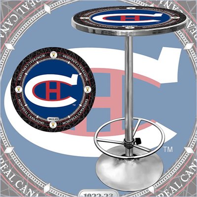 Trademark NHL Vintage Montreal Canadiens Pub Table
