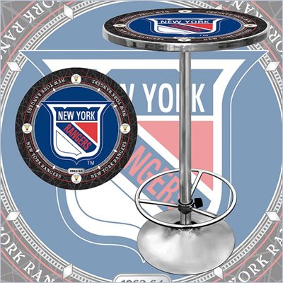 Trademark NHL Vintage New York Rangers Pub Table