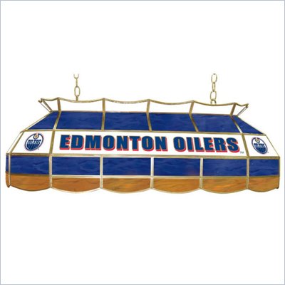 Trademark NHL Edmonton Oilers Stained Glass 40"  Lighting Fixture