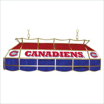 Trademark NHL Montreal Canadians Stained Glass 40" Lighting Fixture