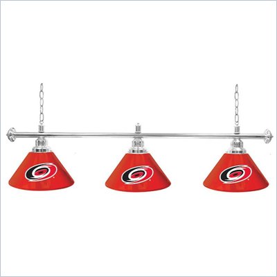 Trademark NHL Carolina Hurricanes 60 Inch 3 Shade Billiard Lamp
