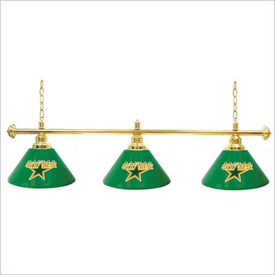Trademark NHL Dallas Stars 60 Inch 3 Shade Billiard Lamp