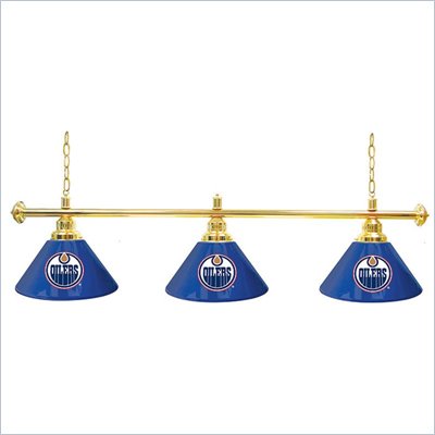 Trademark NHL Edmonton Oilers 60 Inch 3 Shade Billiard Lamp