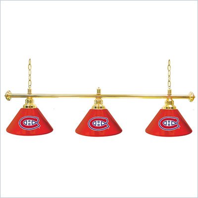 Trademark NHL Montreal Canadiens 60 Inch 3 Shade Billiard Lamp