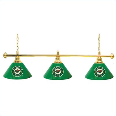 Trademark NHL Minnesota Wild 60 Inch 3 Shade Billiard Lamp