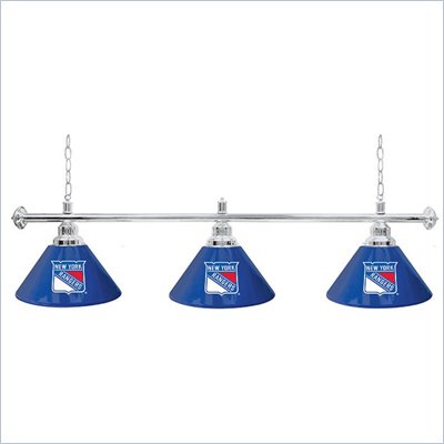 Trademark NHLNew York Rangers 60 Inch 3 Shade Billiard Lamp