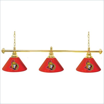 Trademark NHL Ottawa Senators 60 Inch 3 Shade Billiard Lamp