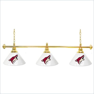 Trademark NHL Phoenix Coyotes 60 Inch 3 Shade Billiard Lamp