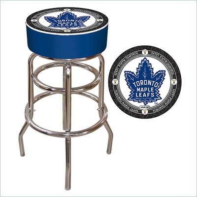 Trademark NHL Vintage Toronto Maple Leafs Padded Bar Stool