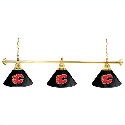 Trademark NHL Calgary Flames 60 Inch 3 Shade Billiard Lamp