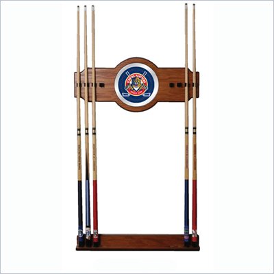 Trademark NHL Florida Panthers 2 piece Wood and Mirror Wall Cue Rack