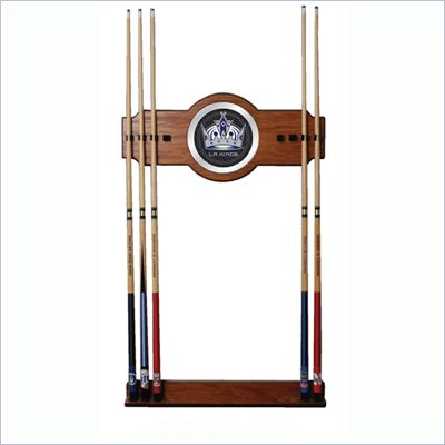 Trademark NHL Los Angeles Kings 2 piece Wood and Mirror Wall Cue Rack