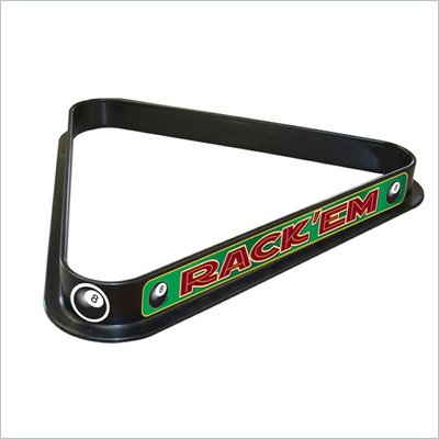 Trademark Rack'em 8-Ball Billiard Ball Triangle Rack