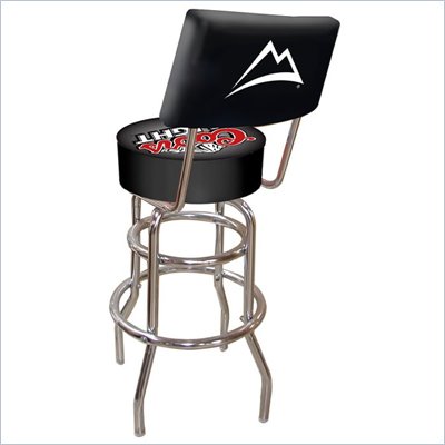 Trademark Retro Coors Light Padded Bar Stool with Back