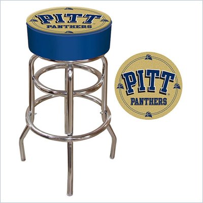 Trademark Retro University of Pittsburgh Padded Bar Stool