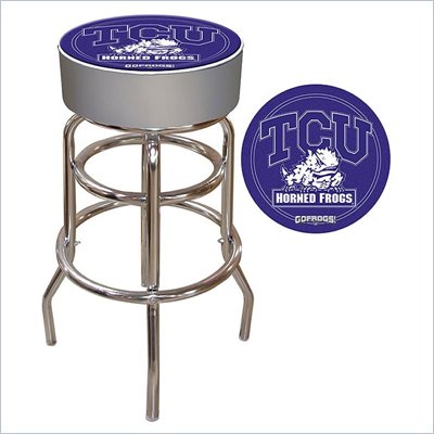 Trademark Retro Texas Christian University Padded Bar Stool