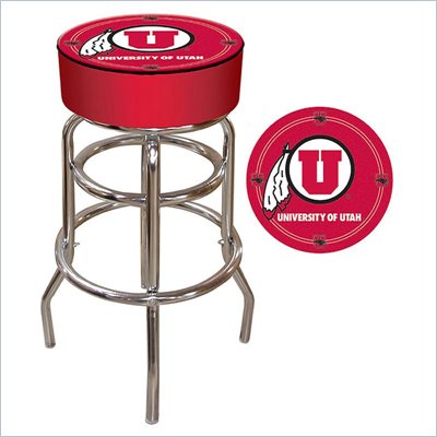 Trademark Retro University of Utah Padded Bar Stool