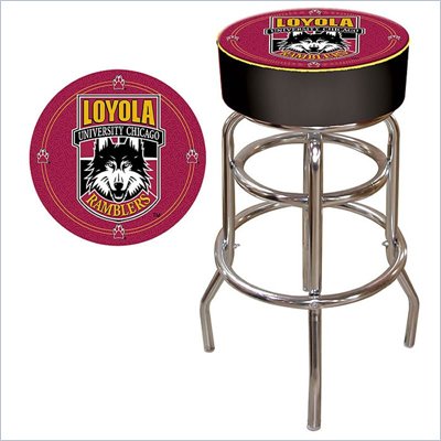Trademark Retro Loyola University Chicago Padded Bar Stool