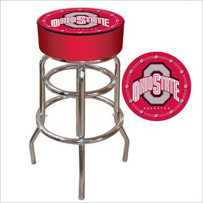 Trademark Retro Ohio State University Logo Padded Bar Stool