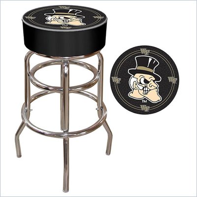 Trademark Retro Wake Forest University Padded Bar Stool