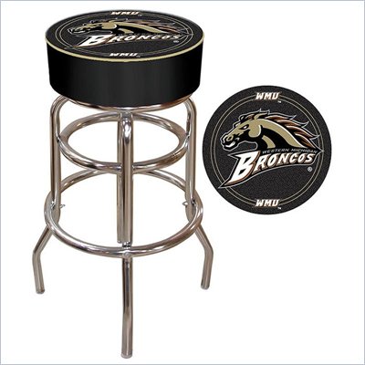 Trademark Retro Western Michigan University Padded Bar Stool