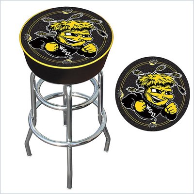 Trademark Retro Wichita State University Padded Bar Stool