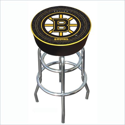 Trademark Retro NHL Boston Bruins Padded Bar Stool