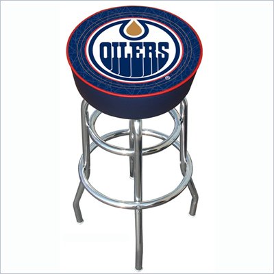 Trademark Retro NHL Edmonton Oilers Padded Bar Stool