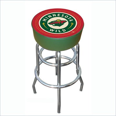 Trademark Retro NHL Minnesota Wild Padded Bar Stool