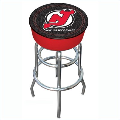 Trademark Retro NHL New Jersey Devils Padded Bar Stool