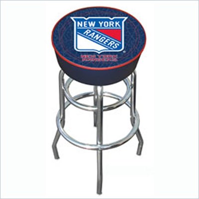 Trademark Retro NHL New York Rangers Padded Bar Stool
