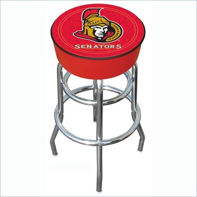 Trademark Retro NHL Ottawa Senators Padded Bar Stool