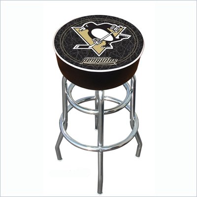 Trademark Retro NHL Pittsburgh Penguins Padded Bar Stool