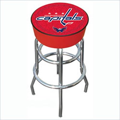 Trademark Retro NHL Washington Capitals Padded Bar Stool