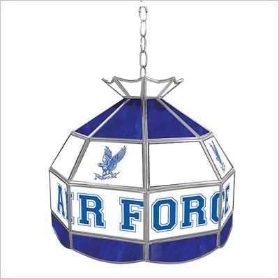 Trademark Air Force Stained Glass Tiffany Lamp - 16 Inch